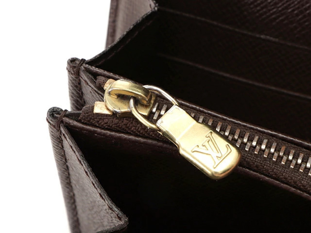 Louis Vuitton Damier Wallet Long Portefeuille Sarah Brown - Picture 7 of 8